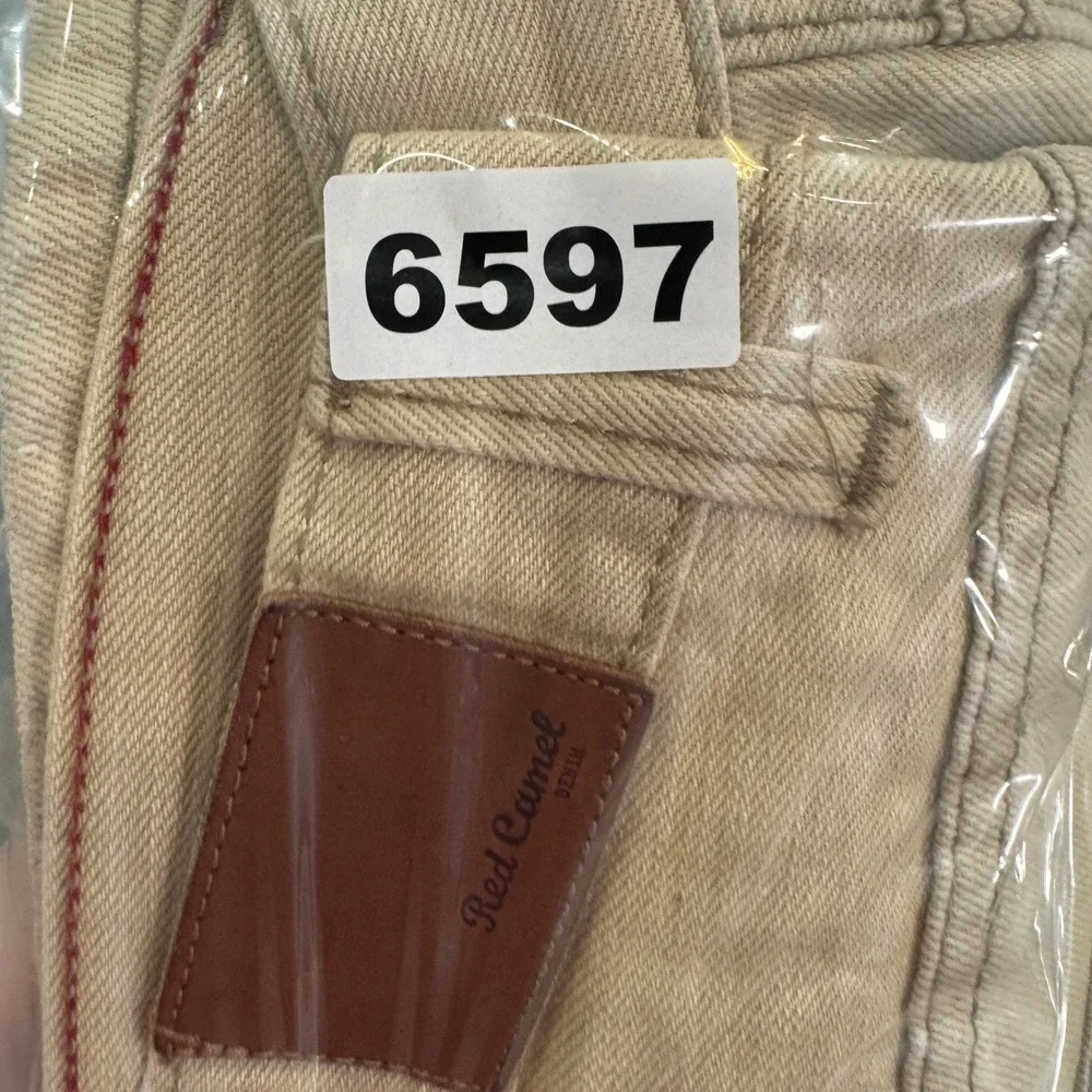 Red Camel Mens Original Straight Tan Khaki Jeans 33x29 Western Streetwear‎ Denim